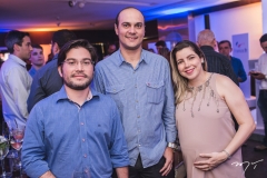 Bruno Toscano, Thiago Abreu e Naiara Noronha