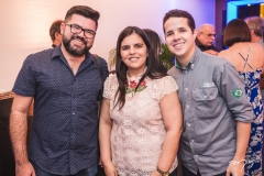 Paulo Neto, Ana Caroline e Felipe Xavier