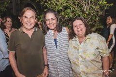 Lázaro Medeiros, Giana Studart e Verônica Lima