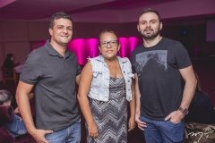 Michael Moraes, Juliana Falcão e Paulo Guimarães
