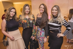 Taisa Mendes, Alana Abrel, Anne Mendes e Milena Moura