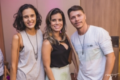 Yáskara Monteiro, Andréa Moreno e Kelton Sousa