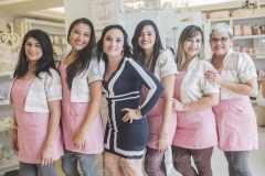 Gabriela Melo, Amanda Sousa, Kelly Teixeira, Rosyane Silva, Ciria Santos e Joseuba Souza