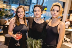 Letícia Queiroz, Minerva Dias e Jaiza Figueiredo