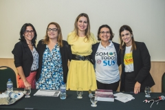 Benildes Uchoa, Luciane Rolim, Onélia Leite, Ivana Barreto e Adriana Dall'Ólio