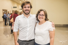Cláudio Nelson e Joana Nogueira