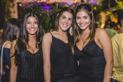 Isadora Emidio, Mariana Fontenele e Raquel Emidio