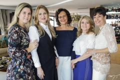 Camille Cidrão, Morgana Dias Branco, Tereza Câmara, Nekita Romcy e Lissie Castro