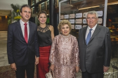 Camilo Santana e Onélia Leite, Consuelo Dias Branco e Roberto Macêdo