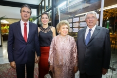 Camilo Santana e Onélia Leite, Consuelo Dias Branco e Roberto Macêdo