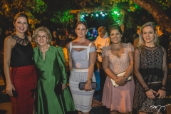 Onélia Leite, Socorro França, Hellen Tigre, Gisela Vieira e Érica Lima