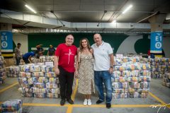 Pe. Eugênio, Márcia e Fernando Travessoni