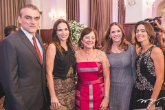 Josmario Cordeiro, Patrícia Studart, Ana Studart, Renata Santos e Karine Studart