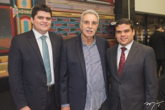 Diogo Moraes, César Roma e Tadeu Pinheiro