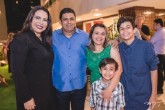 Andréa Rios, Marcos Aurélio, Leina, João e Mateus Fabricio