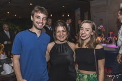 Daniel Marinho, Paula Aragão e Maira Veras