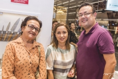 Maria das Graças, Ailana e James Oliveira