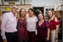 Alfredo Gurjão, Madalena Rego, Sônia Machado, Júlia Philomeno e Clara Moreira