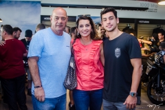 Fernando, Márcia e Fernandinho Travessoni