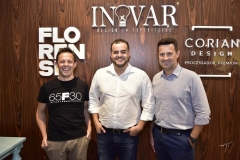 Joel Pivotto, Carlos Correia e Caio Amaral