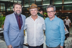 Elcio Batista, Carlos Macedo e Fabiano Piúba