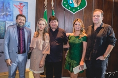 Elcio Batista, Tatiana Luna, George e Erika Lima e Julio Ventura