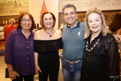 Nina Paiva, Aparecida Alencar, Roberto Dias e Mônica Arruda
