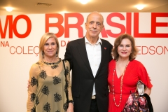 Rita Lougares, Joe Berardo e Renata Jereissati