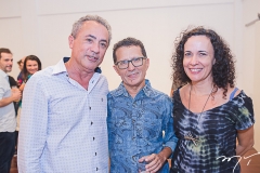 Chico Gualbernei, Mário Sanders e Ana Carolina Leite