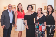 Marcos Menescal, Sofia Menescal, Denise Mattar, Marly Menescal e Marilda Menescal