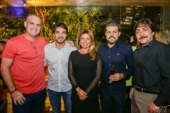 Célio Gurgel, Rodrigo Porto, Adriane Fabricio, Eduardo Oliveira e Raffael Barroso
