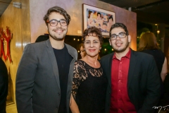 Gabriel Jereissati, Lilia Quinderé e Thiago Jereissati