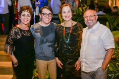 Lilia Quinderé, Júlio Gomes, Inês Fiuza e Vando Figueiredo