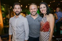 Renan Dib, Vinicius Lima e Aline Carvalho