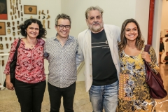 Suzete Nunes, Fabiano Piúba, Paula Linhares e Isabel Andrade