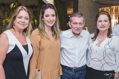 Margareth Leal, Sílvia Leal, Chanceler Airton Queiroz e Cristina Aragão
