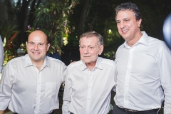 Roberto Cláudio, Chanceler Airton Queiroz e Camilo Santana