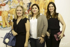 Cíntia Leitão, Liliane Liberato e Joana Gomes