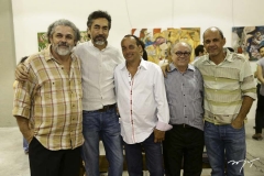 Cláudio César, Fernando França, Ricardo Tavares, Vando Figueiredo e Mano Alencar