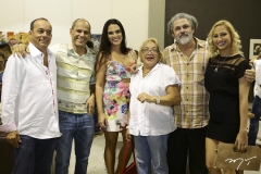 Ricardo Teixeira, Mano Alencar, Renata Guimarães, Eliaci Teixeira, Cláudio César e Maiara Capistrano