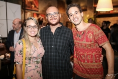 Caroline Morais, Rafael Câmara e Sérgio Morasi