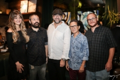 Estefane Falcão, Henrique Valdez, Newton Whitehurst, Mário Sanders e Rafael Câmara