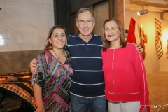 Andréa Farias, Franklin Araújo e Fernanda Furlani
