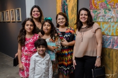 Gabriela Briante, Lucas, Juliana e  Sophia Soares, Ivanilda e Juliana Dias
