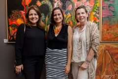 Ingrid Barreira, Mariana Furlani e Vânia Frank