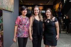 Telma Justa, Rina Fontenele e Juliana Bonfim
