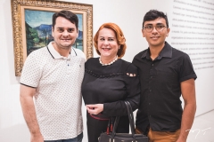 Ricardo e Aparecida Alencar e Adriano Paes