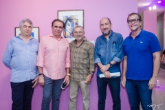 Patrício Almeida, Gaudencio Lucena, Eduardo Odécio, Augusto Pontes e Marcelo Mendes