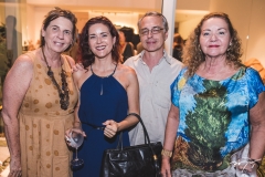Vania Franck, Ticiana Ponte, Eduardo Alencar e Nadja Ponte