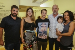 Hugo Garcia, Giovana, Jean, Antônio Carlos e Domenico Zago e Alessandra Pirolli